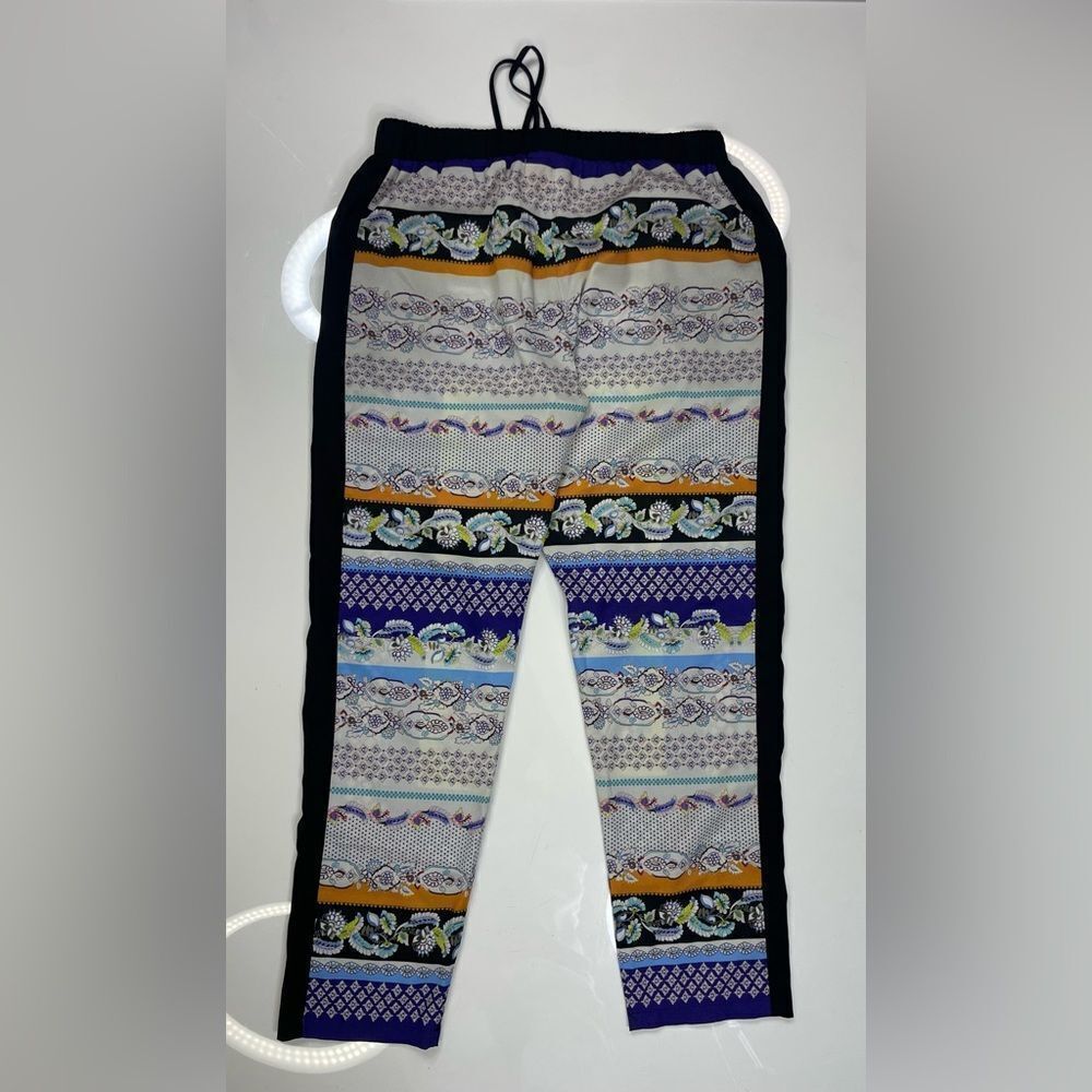 Clover Canyon Mixed Print Pattern Drawstring Pant… - image 3